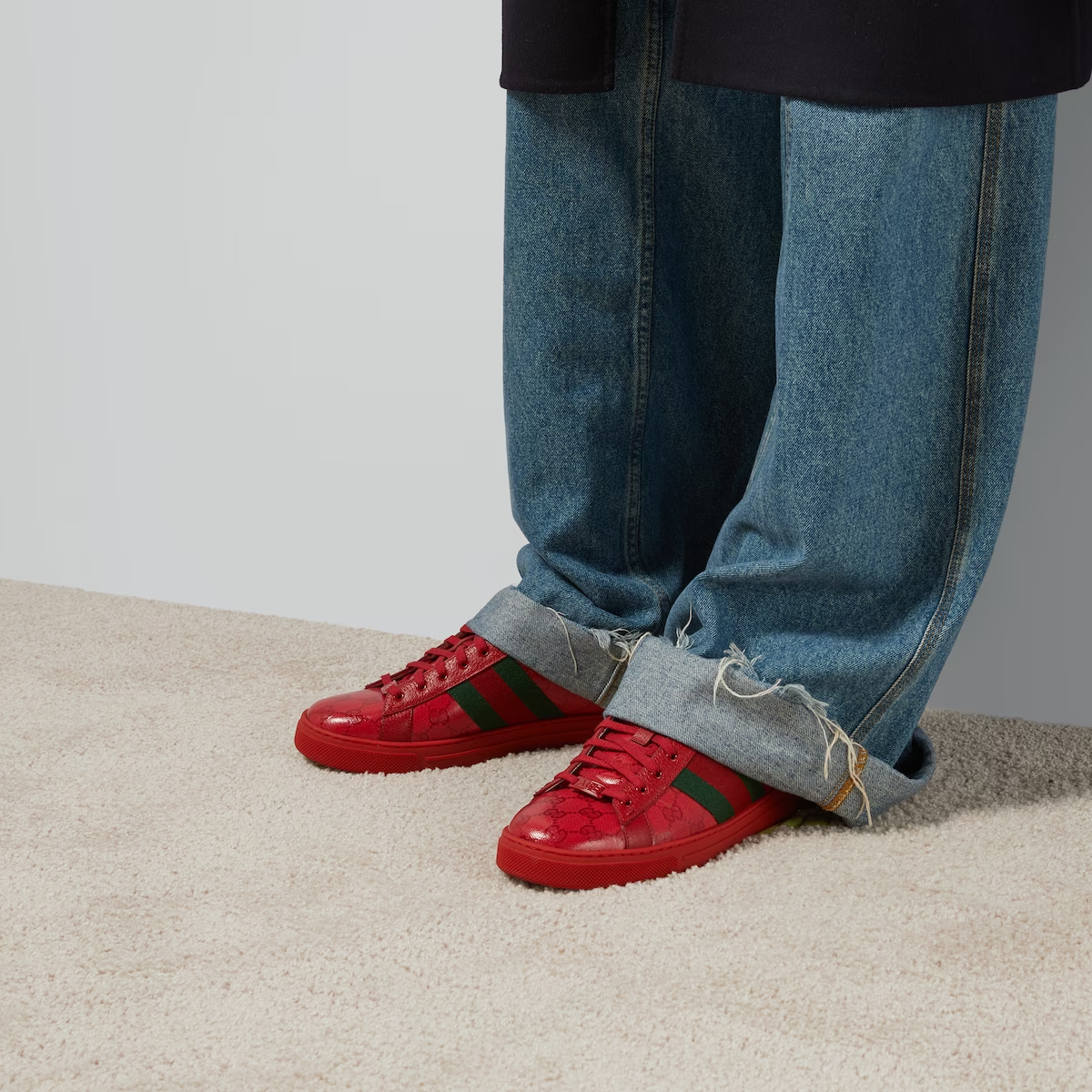 MEN'S ACE GG CRYSTAL CANVAS SNEAKER